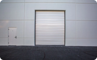 closed commercial garage