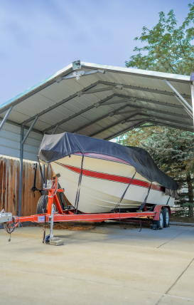 example of Boat storage