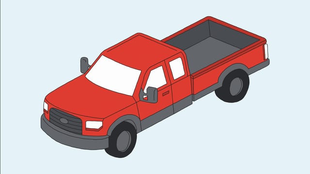 large-vehicle storage unit